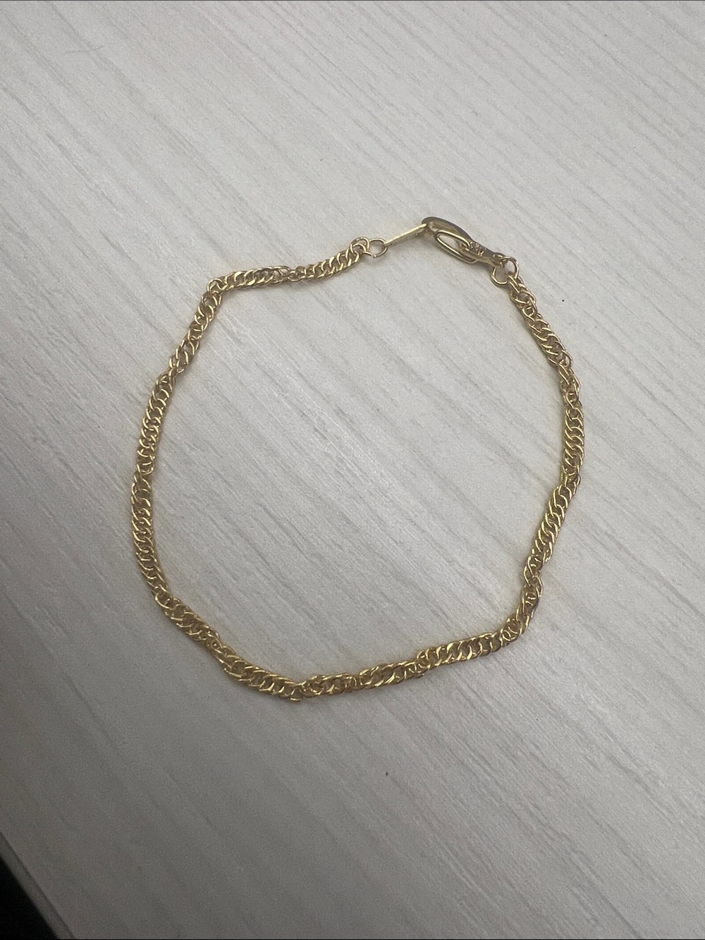14KGP Twisted Rope Bracelet - Women Jewelry